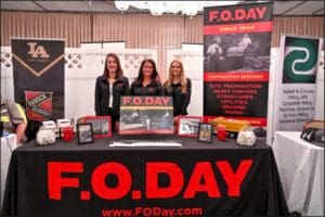 The ladies of the F.O. Day table ready for the day.
